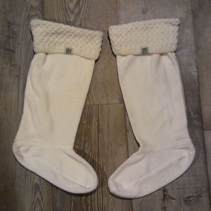 Field and Stream tall fleece and knit boot socks